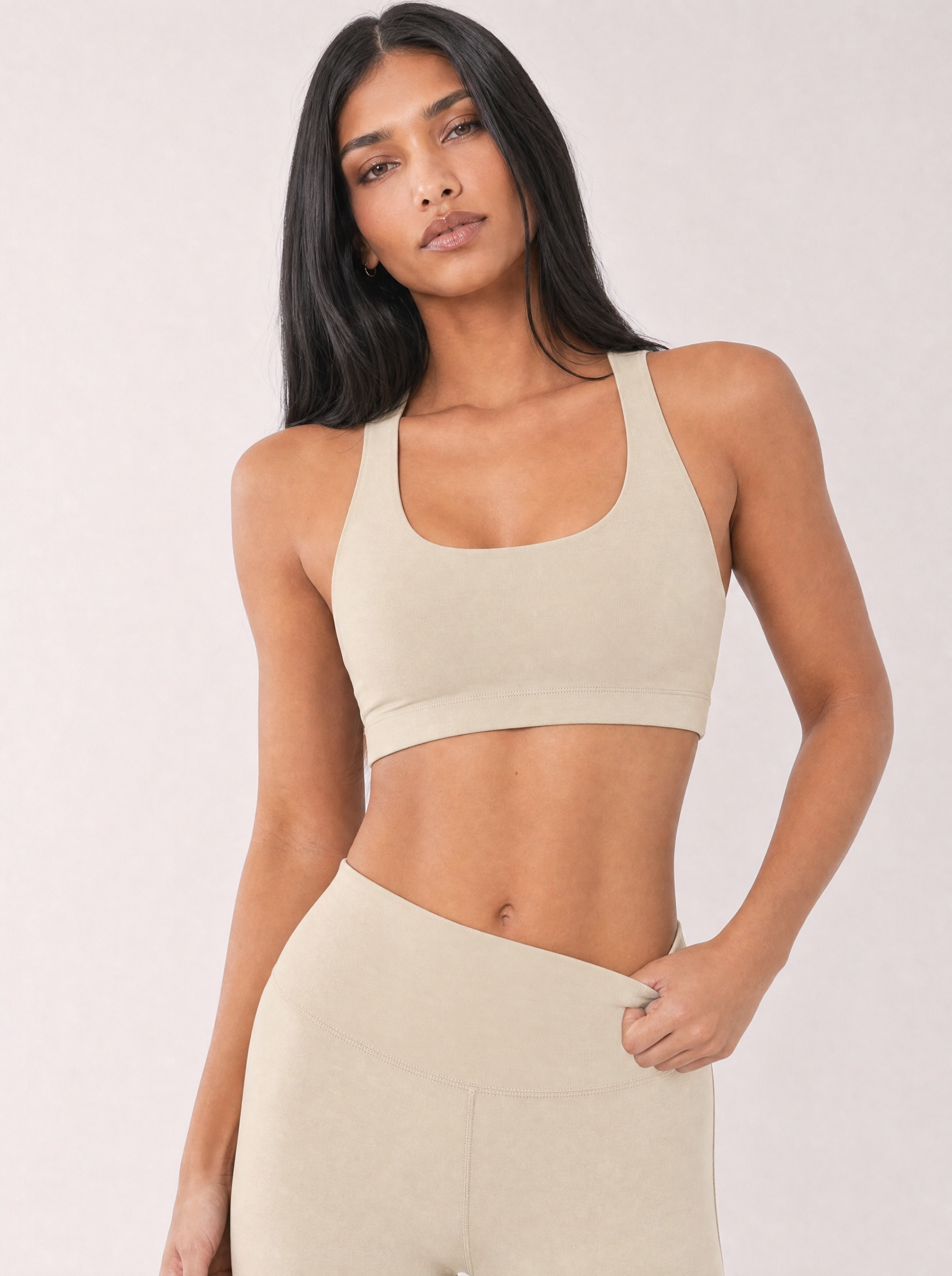 Organic Stretch Racerback Sports Bra
