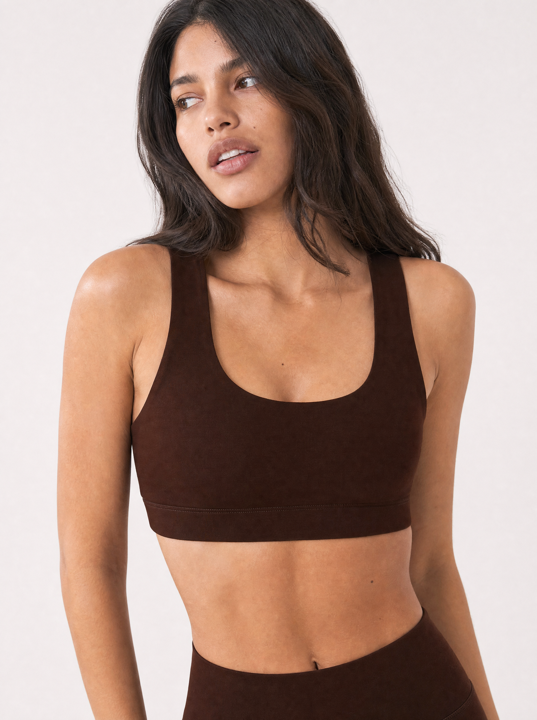 Organic Stretch Racerback Sports Bra