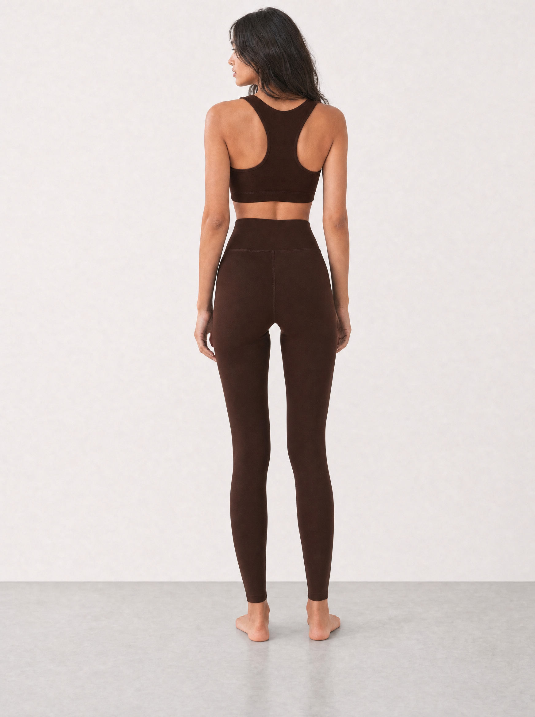 Organic Stretch Racerback Sports Bra
