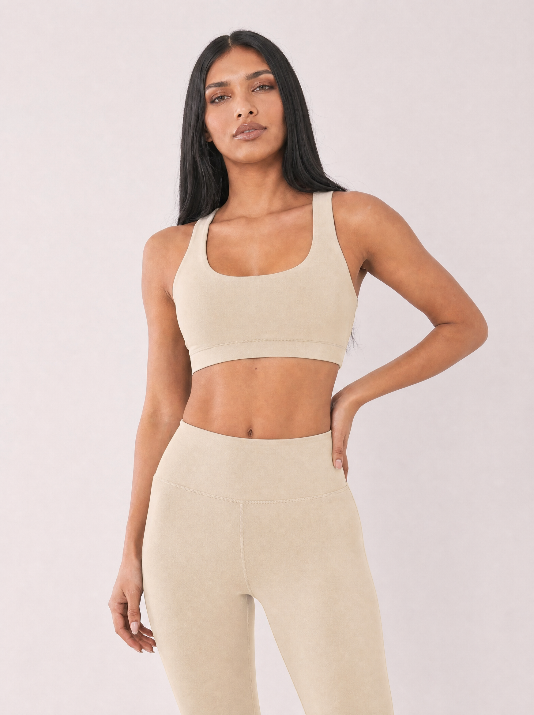 Organic Stretch Racerback Sports Bra