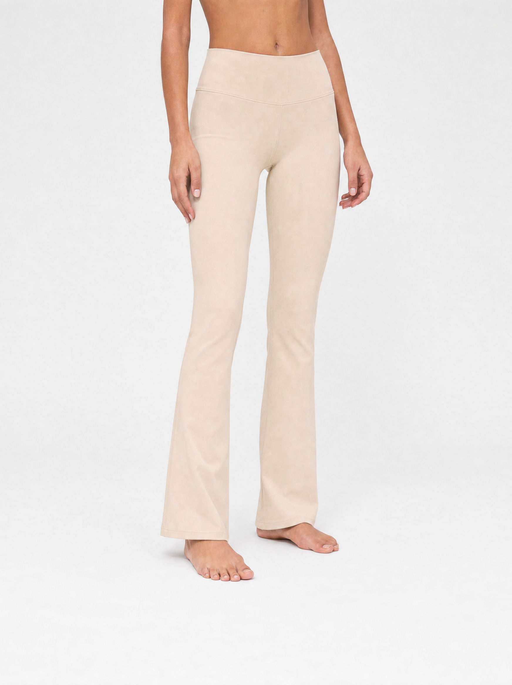 Organic Stretch High-Waist Flare Leggings